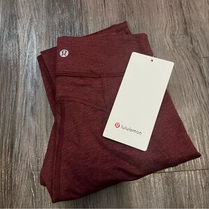 Lululemon Burgundy Leggings